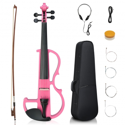 Glarry GV501 4/4 Full Size Acoustic Silent Electric Violin with